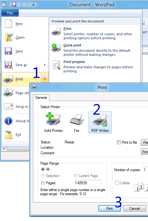 PDF Writer for Windows 8 1.01 full